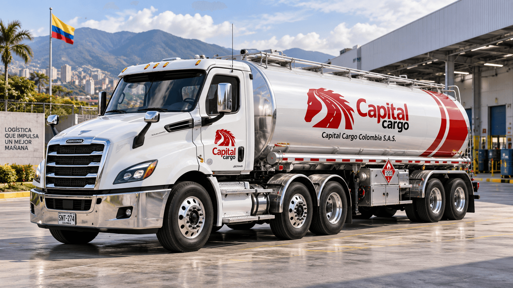 Carrotanque Capital Cargo para transporte especializado de líquidos
